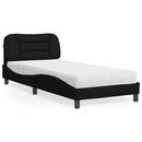 seng med madras Hvar 90x190 cm stof sort