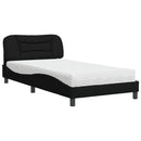 seng med madras Hvar 100x200 cm stof sort