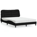 seng med madras Hvar 140x190 cm stof sort
