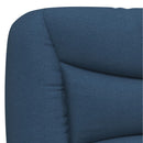 seng med madras Hvar 140x190 cm stof blå