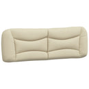 seng med madras Hvar 160x200 cm stof cremefarvet