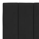 seng med madras Hanko 80x200 cm velour sort