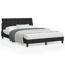 seng med madras Hanko 120x200 cm velour sort