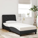 seng med madras 80x200 cm velour sort