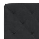 seng med madras 80x200 cm velour sort