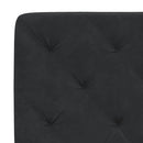 seng med madras 140x190 cm velour sort