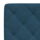 seng med madras 140x190 cm velour blå