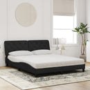 seng med madras 160x200 cm velour sort