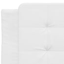 sengeramme uden madras Zadar 100x200 cm kunstlæder hvid