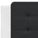 sengeramme uden madras Zadar 100x200 cm kunstlæder hvid og sort