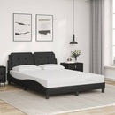 sengeramme uden madras Zadar 140x190 cm kunstlæder sort