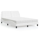 sengeramme uden madras Zadar 140x190 cm kunstlæder hvid
