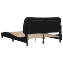 sengeramme med LED uden madras Hvar 120x200 cm stof sort