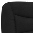 sengeramme med LED uden madras Hvar 180x200 cm stof sort