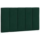 sengeramme med LED uden madras Hanko 90x190 cm velour mørkegrøn