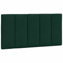 sengeramme med LED uden madras Hanko 100x200 cm velour mørkegrøn