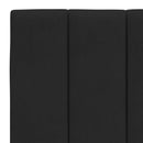 sengeramme med LED uden madras Hanko 140x200 cm velour sort