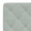 sengeramme med LED uden madras 200x200 cm velour lysegrå