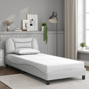 sengeramme med LED uden madras Hvar 80x200 cm hvid