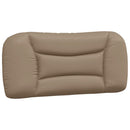 sengeramme med LED uden madras Hvar 90x190 cm cappuccinofarvet