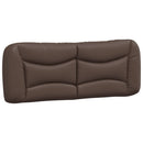 sengeramme med LED uden madras Hvar 120x200 cm brun