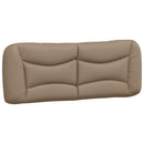 sengeramme med LED uden madras Hvar 140x200 cm cappuccinofarvet