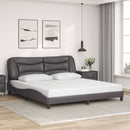 sengeramme med LED uden madras Hvar 180x200 cm sort