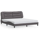 sengeramme med LED uden madras Hvar 180x200 cm sort
