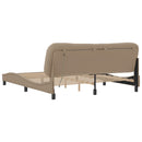 sengeramme med LED uden madras Hvar 180x200 cm cappuccinofarvet