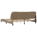 sengeramme med LED uden madras Hvar 200x200 cm cappuccinofarvet