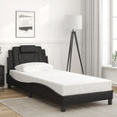 sengeramme Viana med LED uden madras 80x200 cm sort