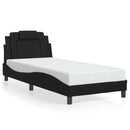 sengeramme Viana med LED uden madras 80x200 cm sort
