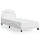 sengeramme Viana med LED uden madras 80x200 cm hvid