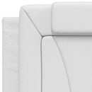 sengeramme Viana med LED uden madras 80x200 cm hvid