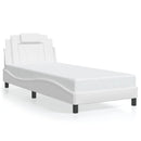 sengeramme Viana med LED uden madras 90x200 cm hvid