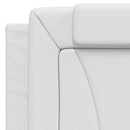 sengeramme Viana med LED uden madras 100x200 cm hvid