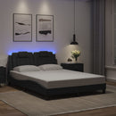 sengeramme Viana med LED uden madras 140x200 cm sort