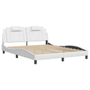 sengeramme Viana med LED uden madras 160x200 cm hvid