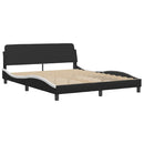 sengeramme Viana med LED uden madras 160x200 cm sort og hvid