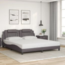 sengeramme Viana med LED uden madras 180x200 cm sort