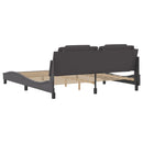 sengeramme Viana med LED uden madras 180x200 cm sort