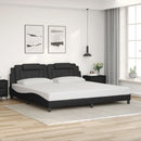 sengeramme Viana med LED uden madras 200x200 cm sort