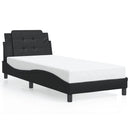 sengeramme med LED uden madras Zadar 90x200 cm sort