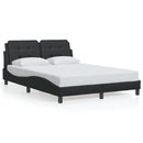 sengeramme med LED uden madras Zadar 140x190 cm sort