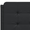 sengeramme med LED uden madras Zadar 140x190 cm sort