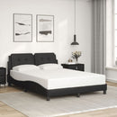 sengeramme med LED uden madras Zadar 140x200 cm sort