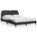 sengeramme med LED uden madras Zadar 140x200 cm sort