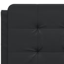 sengeramme med LED uden madras Zadar 140x200 cm sort