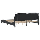 sengeramme med LED uden madras Zadar 180x200 cm sort