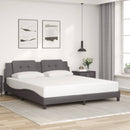 sengeramme med LED uden madras Zadar 180x200 cm sort
